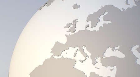 Europa Erdkugel Detailの写真素材