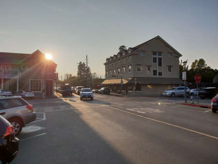 America's rural villageのeditorial素材