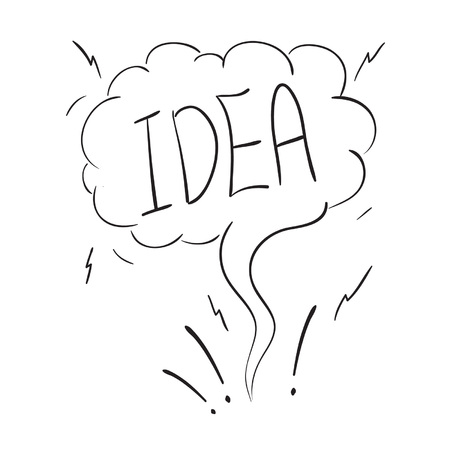 idea sketchのイラスト素材