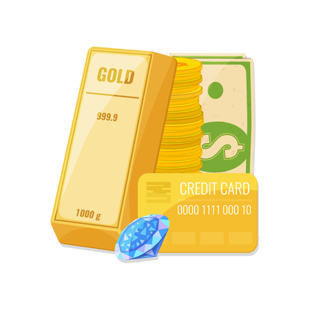 Capital, money management concept.のイラスト素材