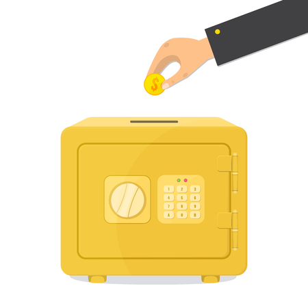 Moneybox, save money concept.のイラスト素材