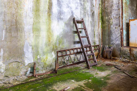 Inside of an abandoned factory in Pripyat (Chernobyl Exclusion Zone)の写真素材