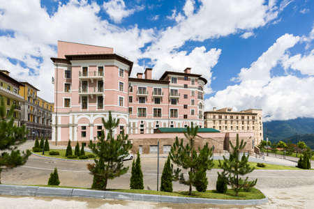 Hotels in Gorki Gorod (Caucasus)の写真素材
