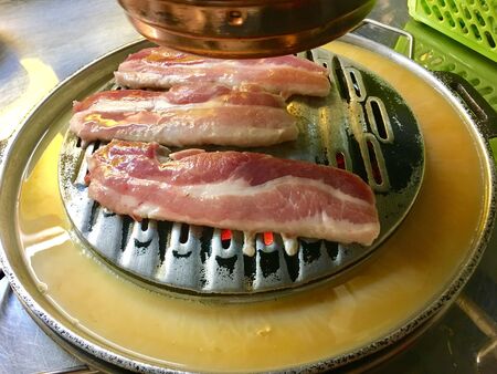 Pork grilled, korean food deliciousの写真素材