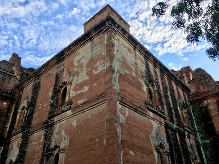 Architecture of Dhammayangyi temple, largest of all the temples in Bagan city, Myanmar