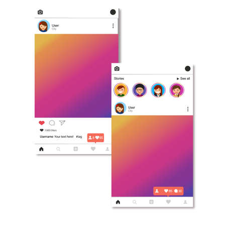 Screenshot of the applicationのイラスト素材