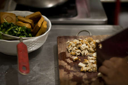 Home-made recipe for dumplings.の写真素材