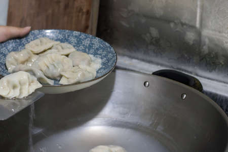 Home-made recipe for dumplings.