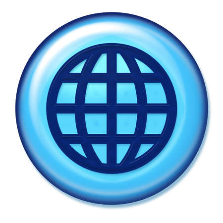 Blue Connect buttonの写真素材