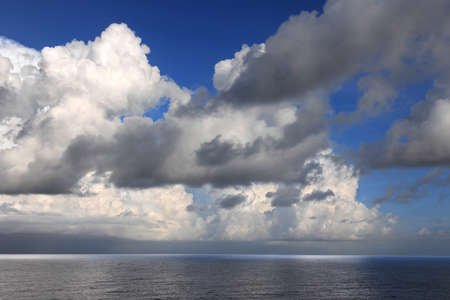 Storm clouds in the Cayman Islands