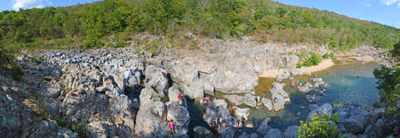 Paroramic view of Johnson Shut Ins in Missouri - Stitched from several images