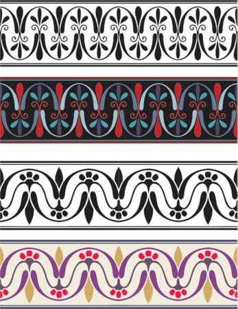 Greek ornamentsのイラスト素材