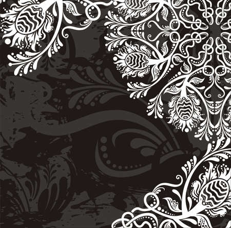 floral card のイラスト素材