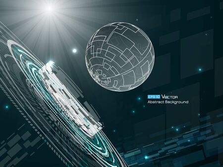 Abstract space backgroundのイラスト素材