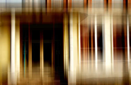 The abstract alienation of an entrance on an industrial area                   の写真素材