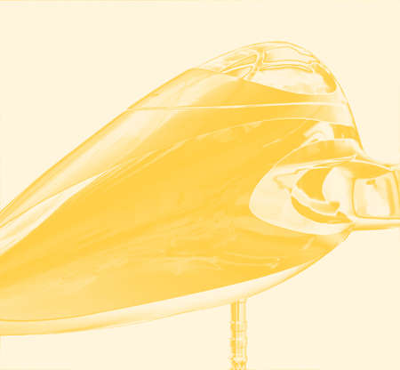 A model airplane by front view and lateral view takes photos                        