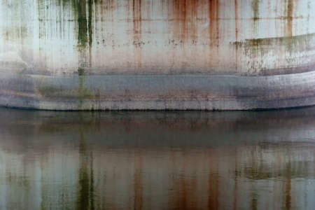 The abstract photograph of color patterns in the water   の写真素材