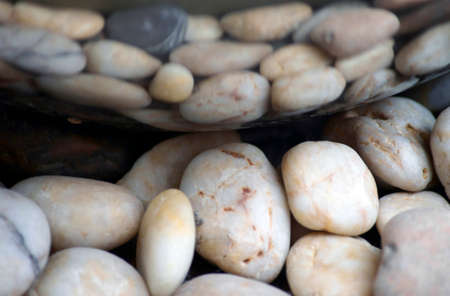 The close up of pebbles in a fountain                 の写真素材