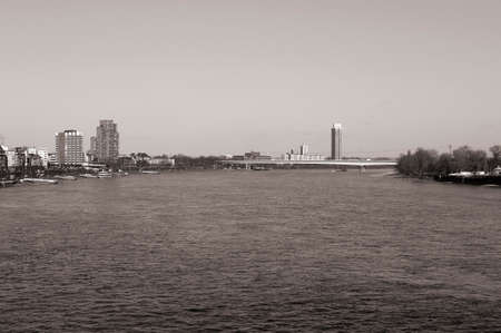 Passenger ships are in fine weather on the banks of the river Rhine in Cologne                    の写真素材