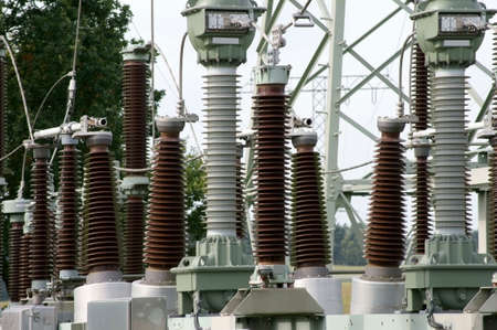 The Photography of high voltage coils and modules of high voltage transformers.