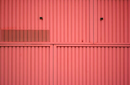 The closeup of the side profile of a metal container.の写真素材