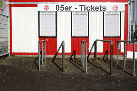 Mainz, Germany - February 25, 2018: FSV Mainz 05 on February, 2018 in Mainz.のeditorial素材