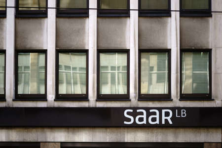 Saarbruecken, Germany - July 29, 2018: The Saarland, Saarland, Saarland, Saarland, Saarland, Germany, on May 29, 2018 in Saarbruecken.のeditorial素材