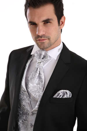 Handsome caucasian man in tuxedo Handsome caucasian man in tuxedo