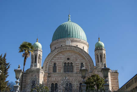 The Synagogue of Florence is a truly impressive monumentの写真素材