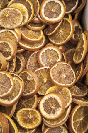 Slices of orange caramel