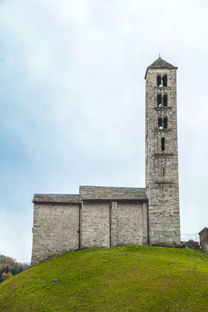Romanesque Church of St. Alexander in Lasnigoの写真素材