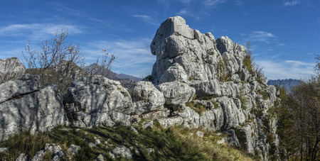 The rock formation of Sasso Malascarpa
