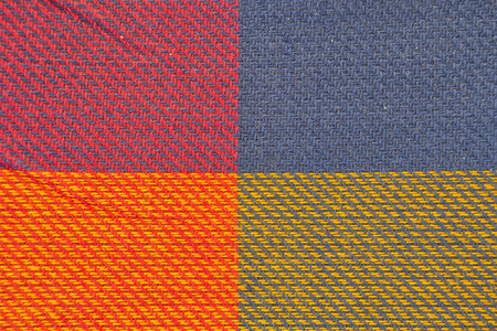 texture of multi colors fabric with regular pattern used as backgroundの写真素材