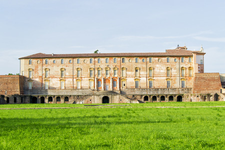 Estensi ducal palace in Sassuolo, near Modena, Italy. Historical monumental buildingのeditorial素材