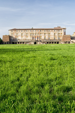 Estensi ducal palace in Sassuolo, near Modena, Italy. Historical monumental buildingのeditorial素材