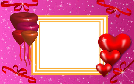 valentine's day card. concept for Saint Valentine feast, love, copyspace availabe for your messageの写真素材