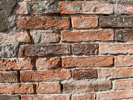ancient bricks wall. concept for background, wallpaper, structureの写真素材