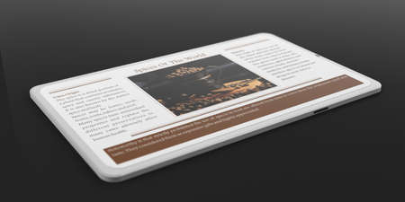 3d rendering smartphone with spices, black backgroundの写真素材