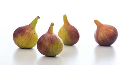 Figs isolated on white backgroundの写真素材