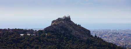 Athens Greece panoramic viewの写真素材