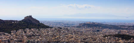 Athens Greece panoramic view