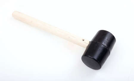 Hammer close up isolated on white background
