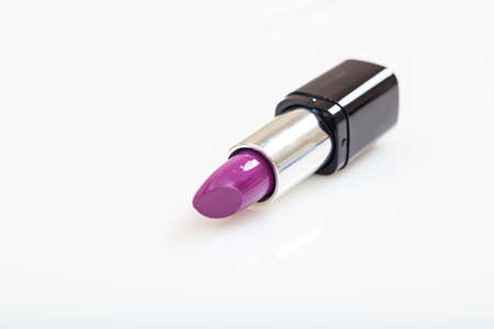 Lipstick close up isolated on white backgroundの写真素材