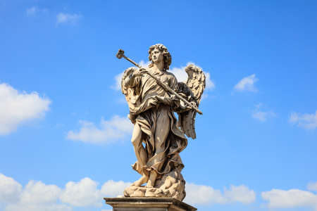  Rome, Italy - Angel Statue, Saint Angel Castle (Castel Sant'Angelo)