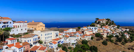 View of Ioulis village - Kea island, Greece