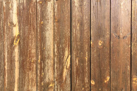 Vintage empty brown wooden background. Closeup view, space for text.の写真素材