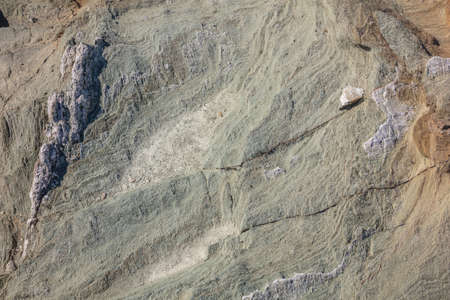 Natural stone background texture, gray green color, Kea island, Greece