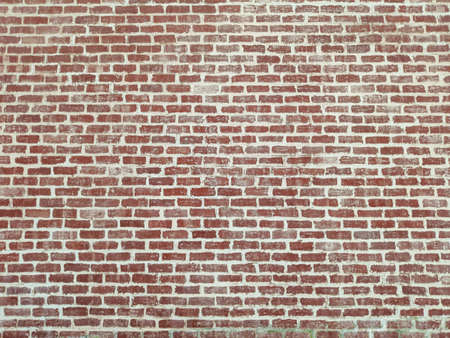 Brick wall background, texture. Red brown color bricks built wall, aged, vintage building facade,...