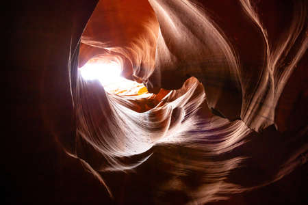 Antelope Canyon, Page, Arizona, USA. The slot canyon in the American Southwest, on Navajo land.