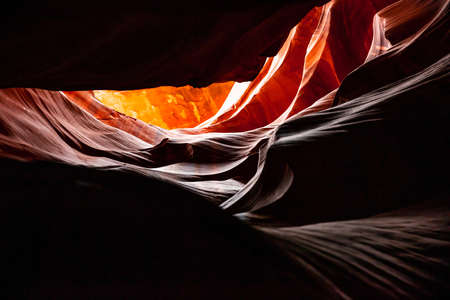 Antelope Canyon, Page, Arizona, USA. The slot canyon in the American Southwest, on Navajo land.の写真素材